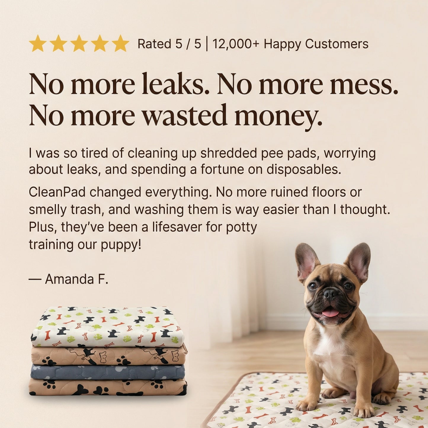 CleanPad™ - The Last Pee Pad You'll Ever Need